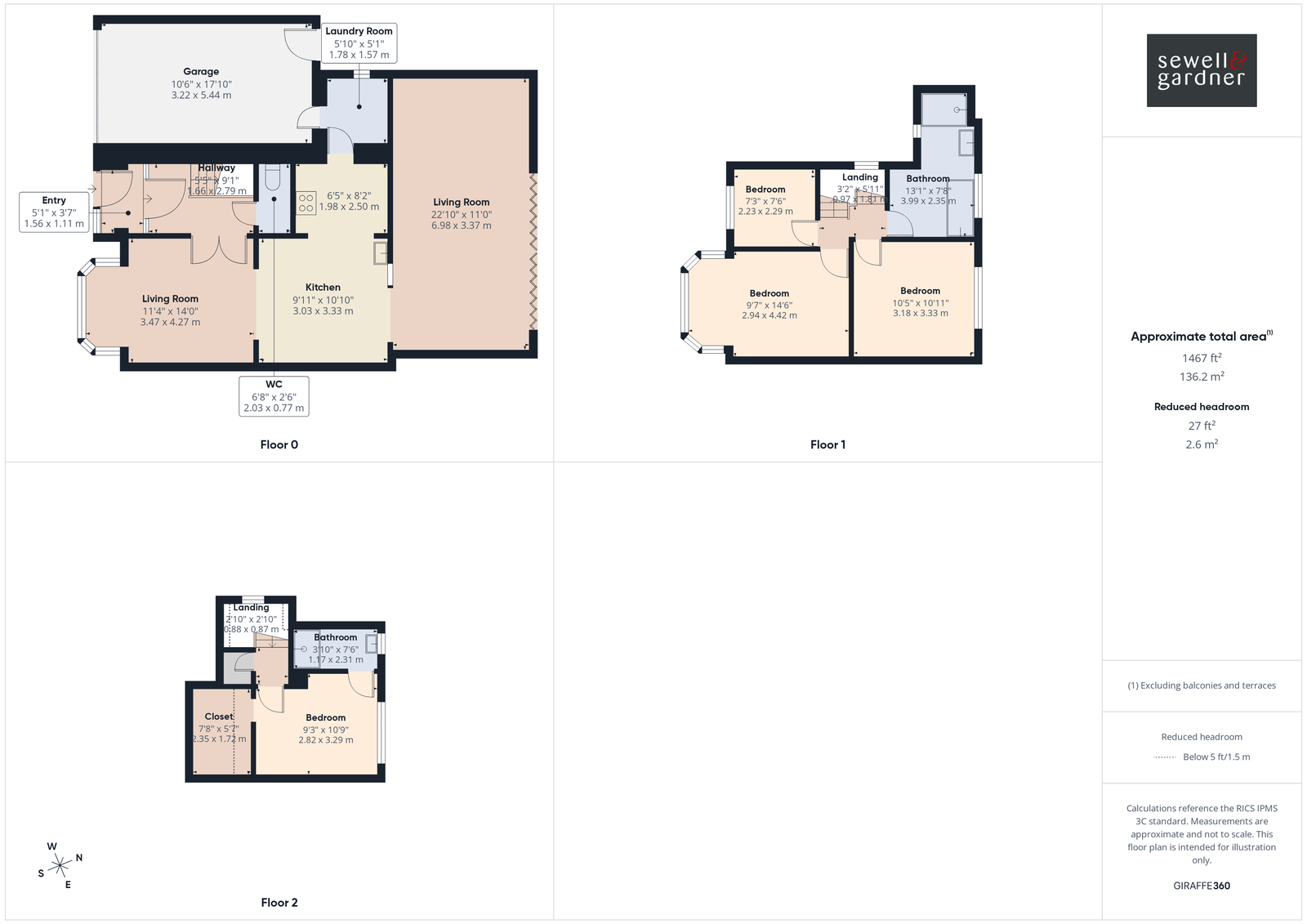 12, Lewes Way, Rickmansworth floorplan