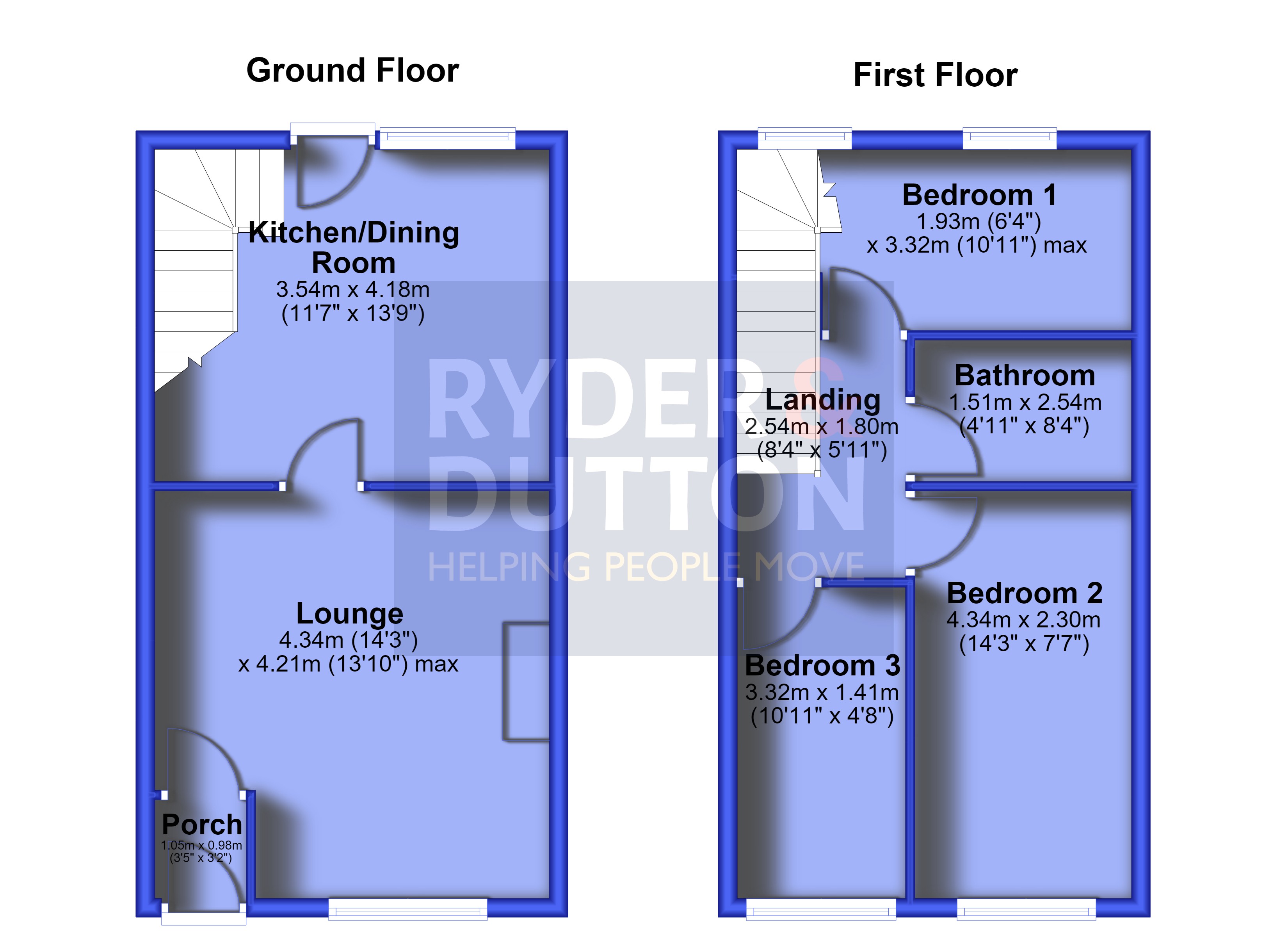 95, Beal Lane, Oldham floorplan