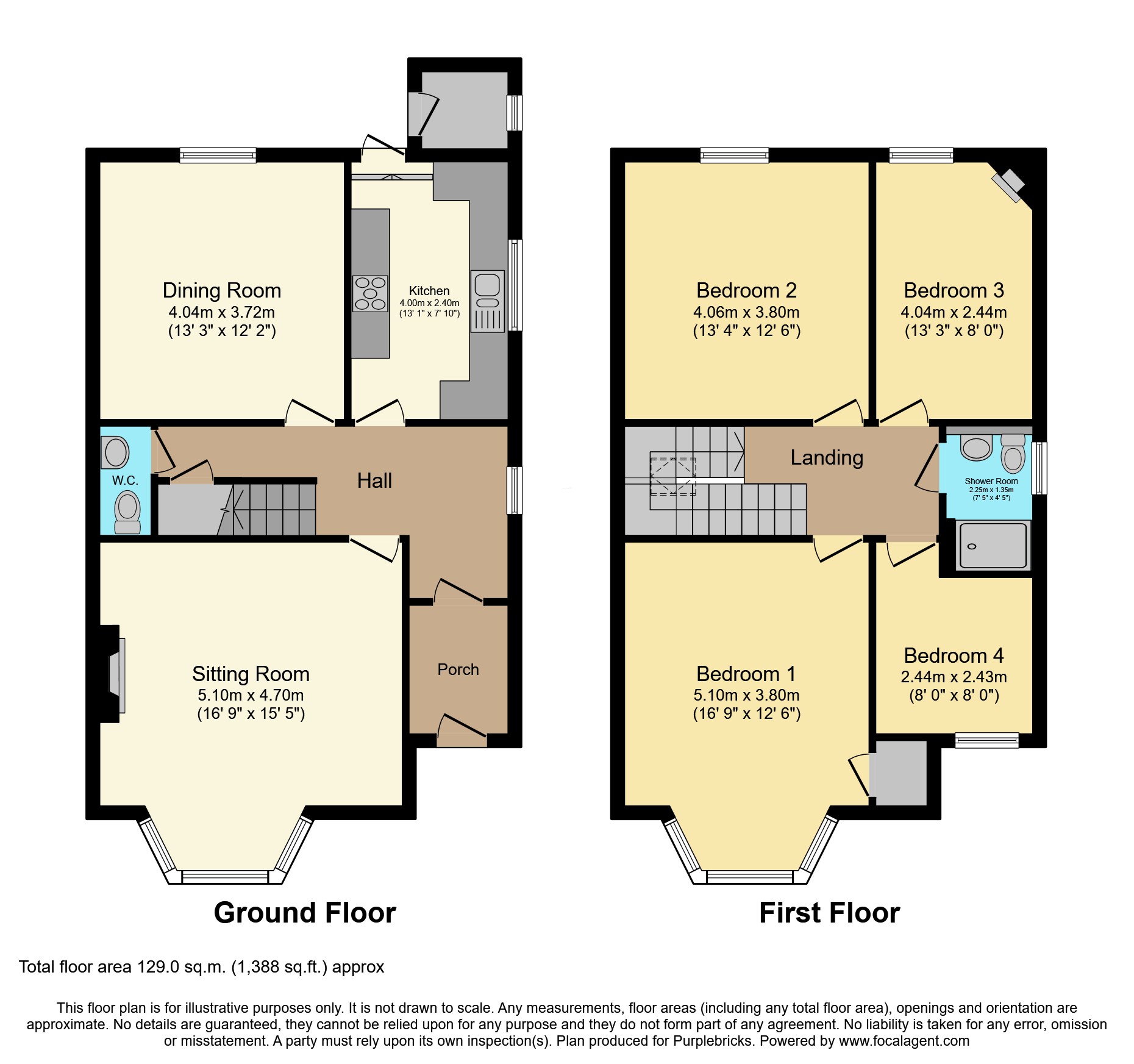 42, Stackpool Road, Bristol floorplan