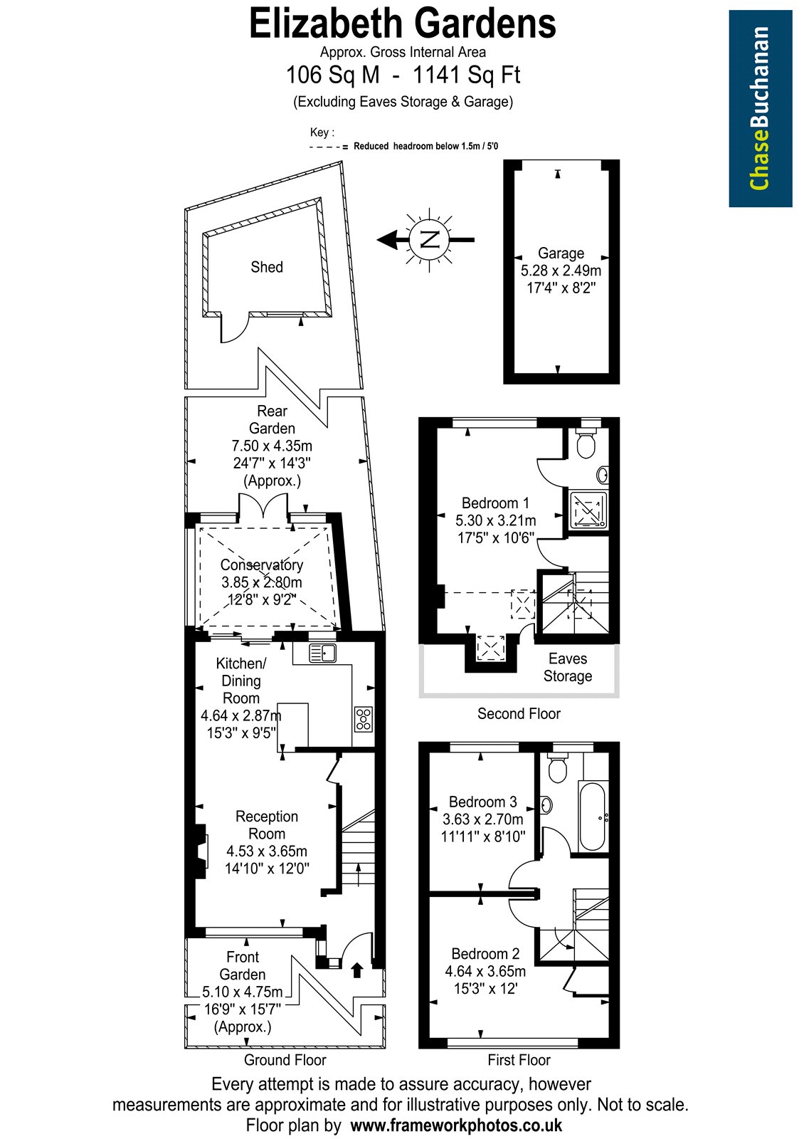10, Elizabeth Gardens, Sunbury On Thames floorplan