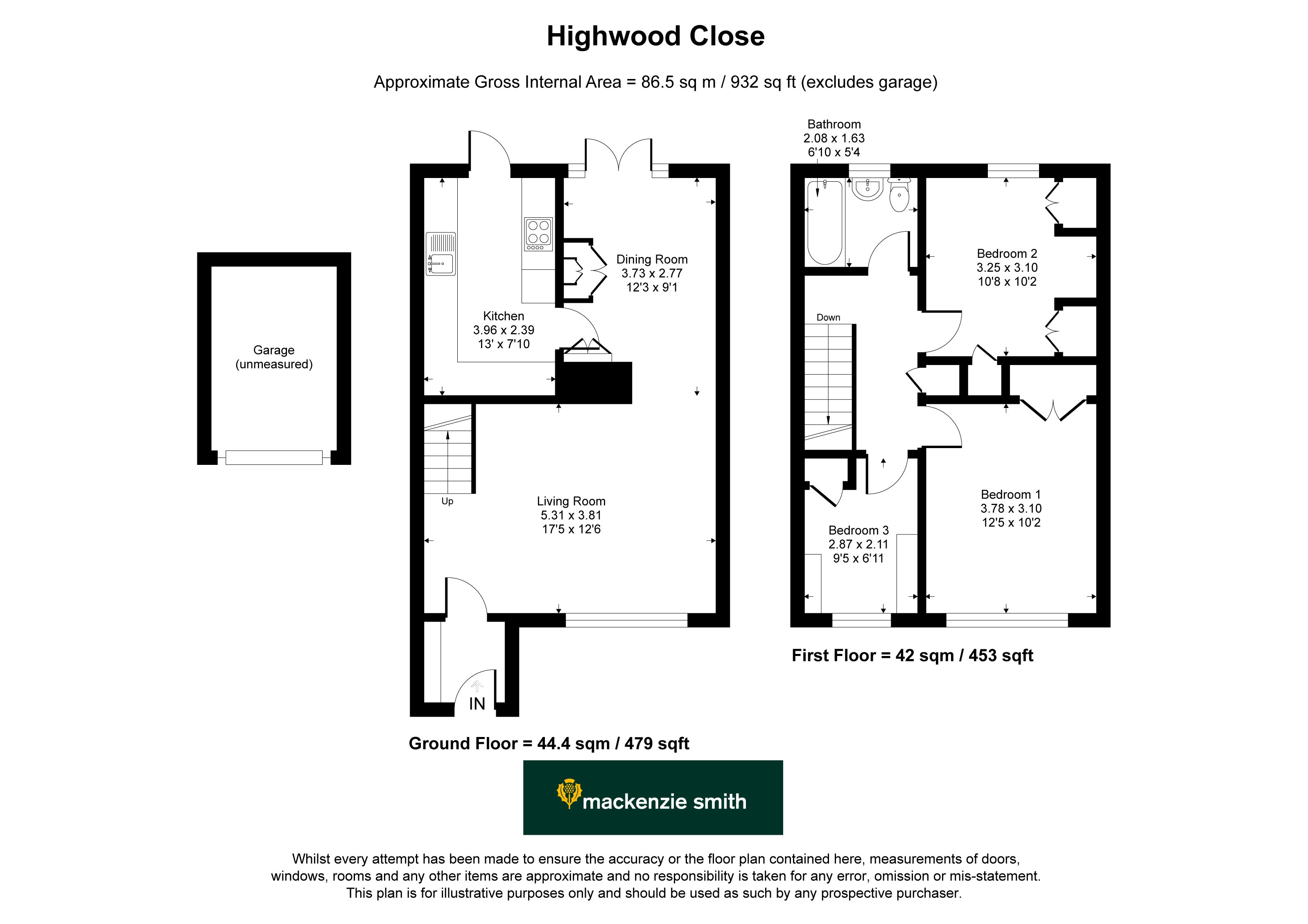 Highwood Close, Hampshire floorplan