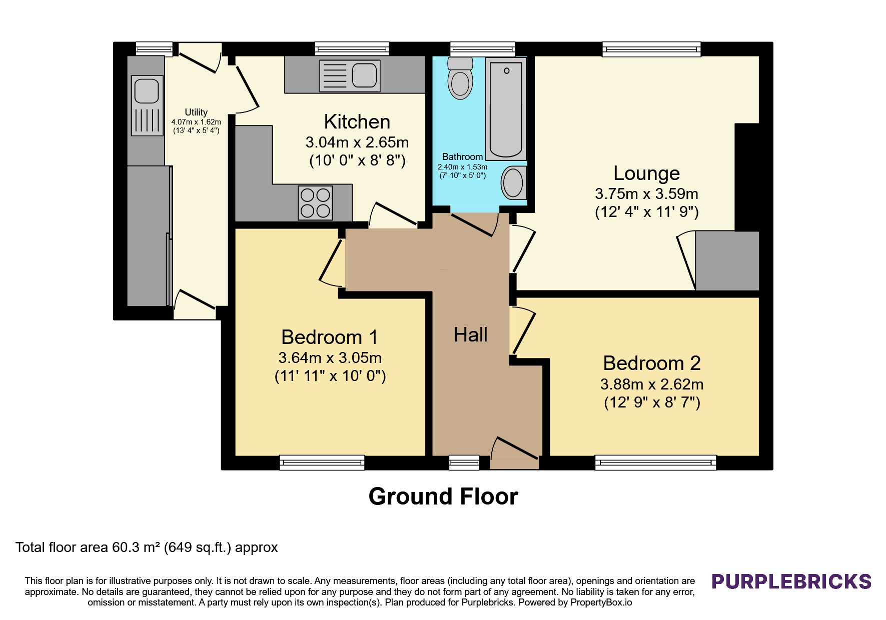 4, Tennyson Close, Benniworth, Market Rasen floorplan