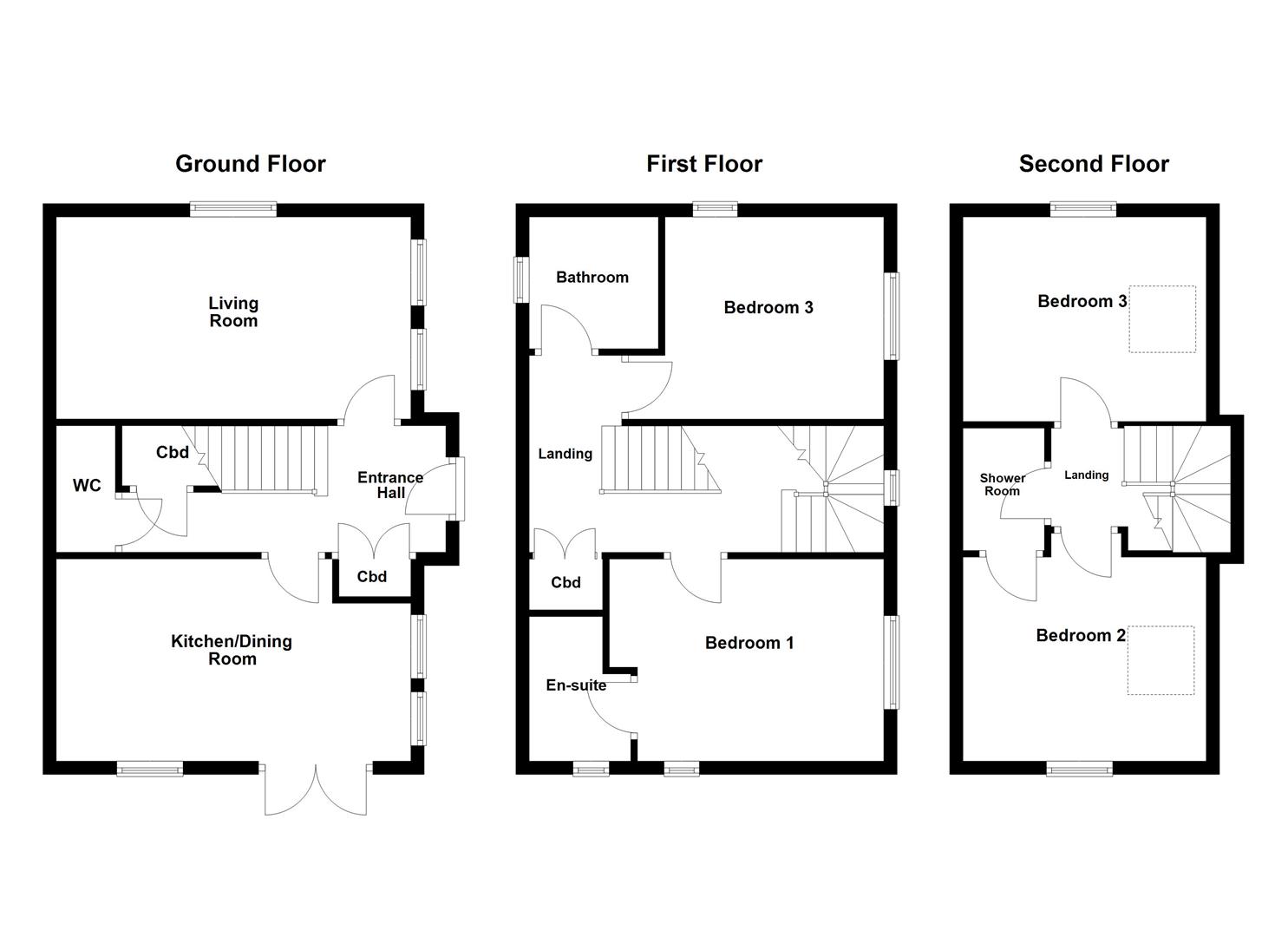 Plot 129, 2, Groundsel Gardens, Priors Hall Park floorplan