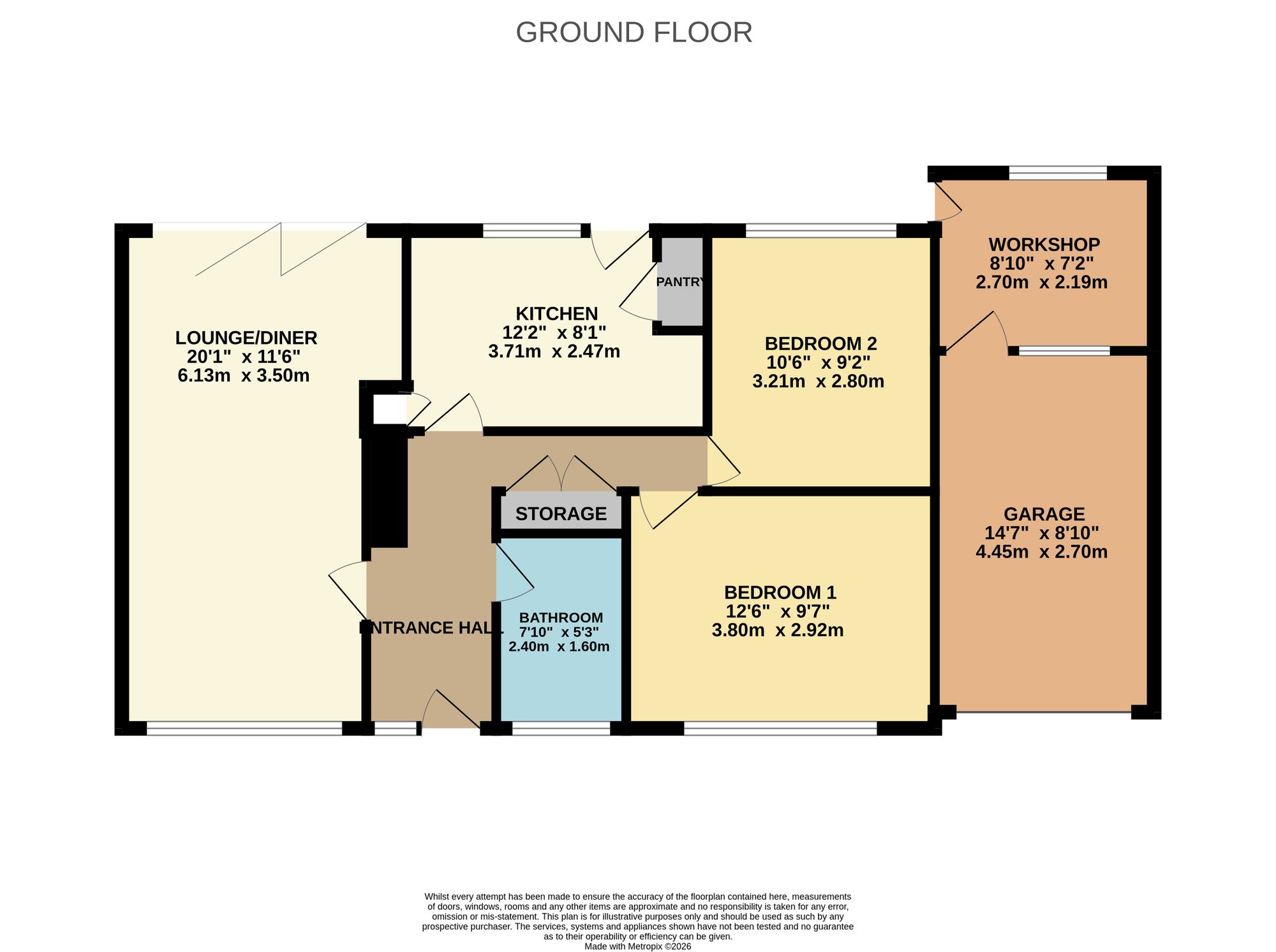 44a Moor Lane, Scarborough floorplan