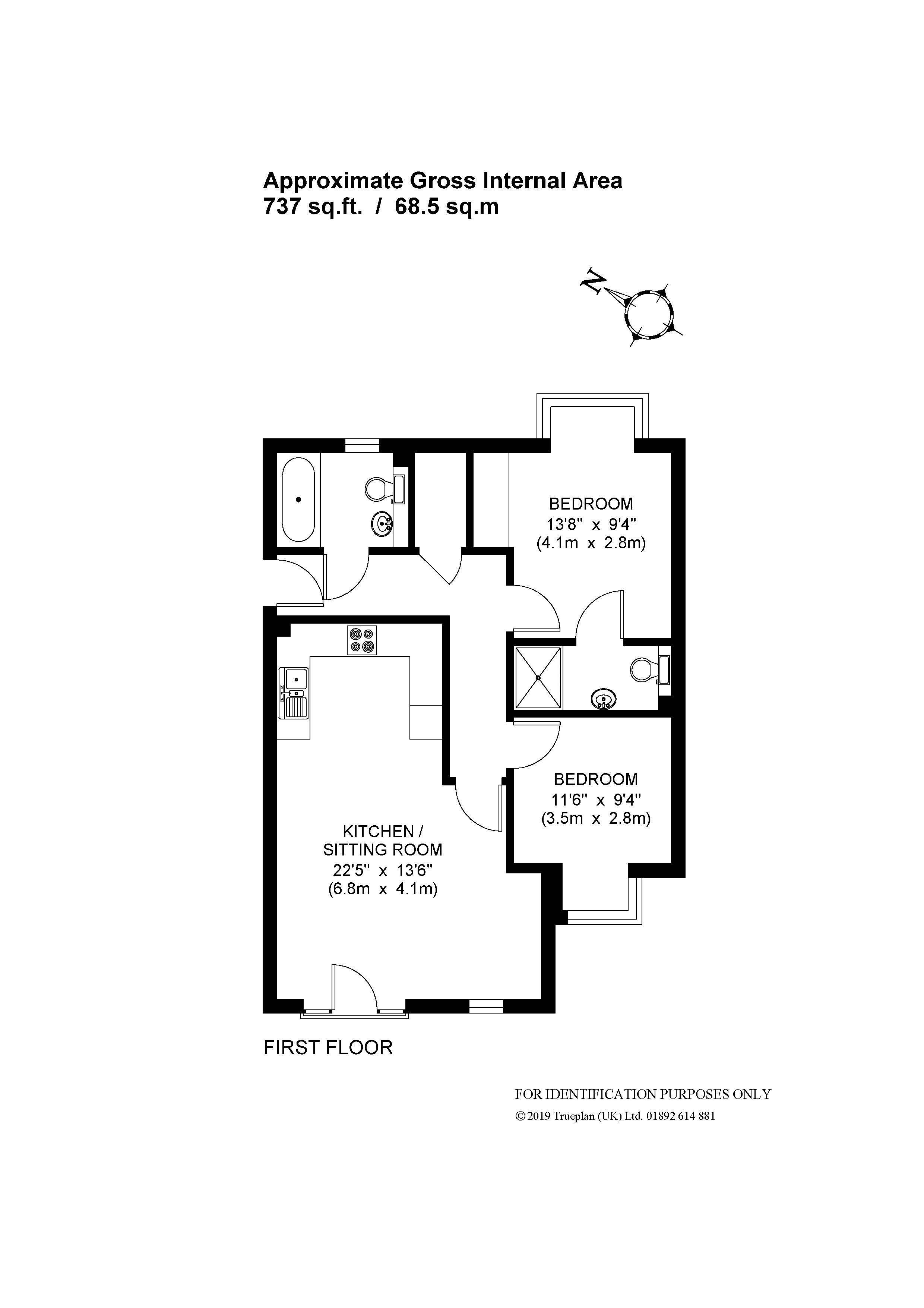 2 Bedrooms Flat for sale in Millpond Lane, Faygate, West Sussex RH12
