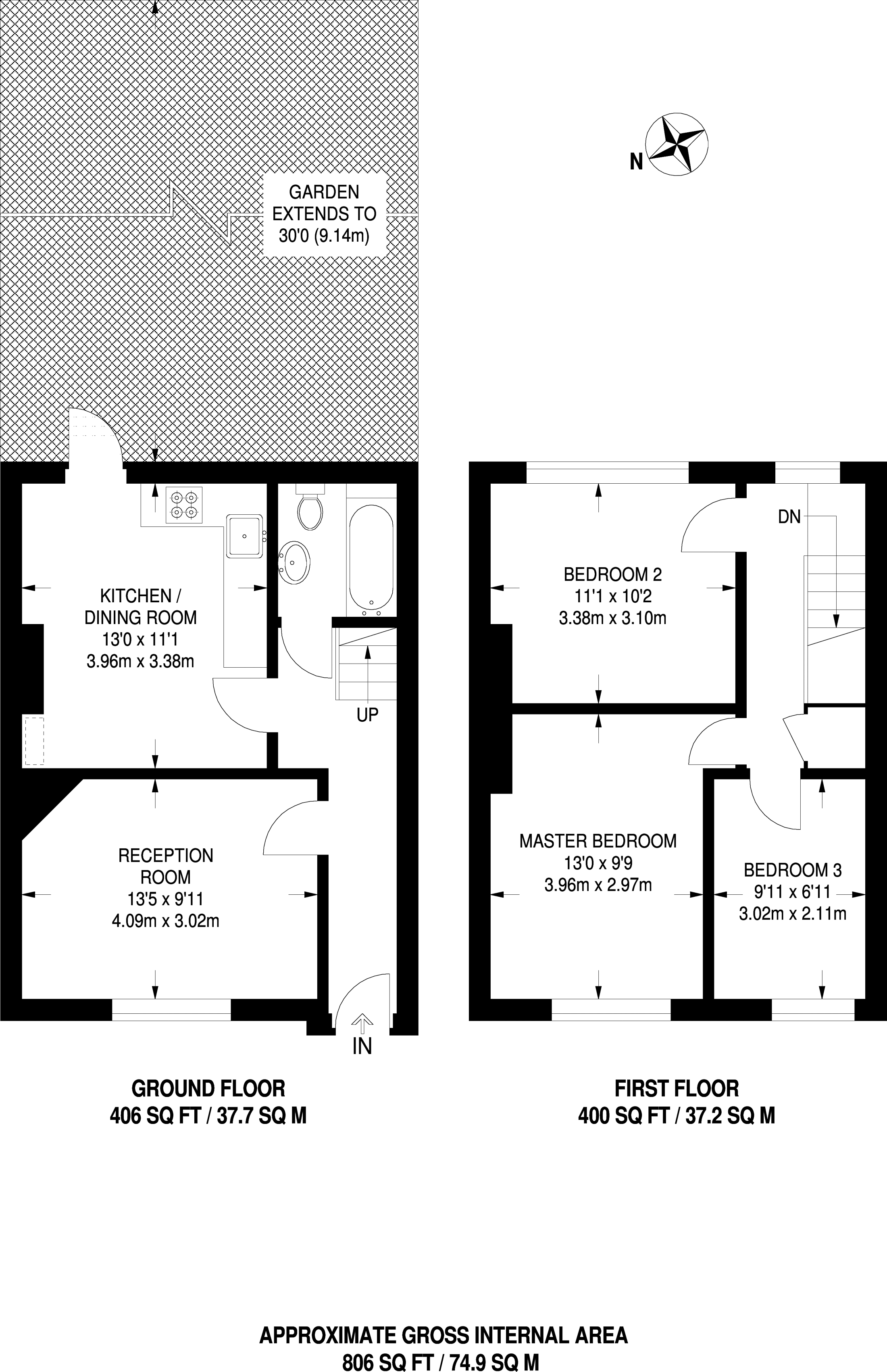 3 Bedrooms Flat to rent in Nimrod Road, Furzedown SW16