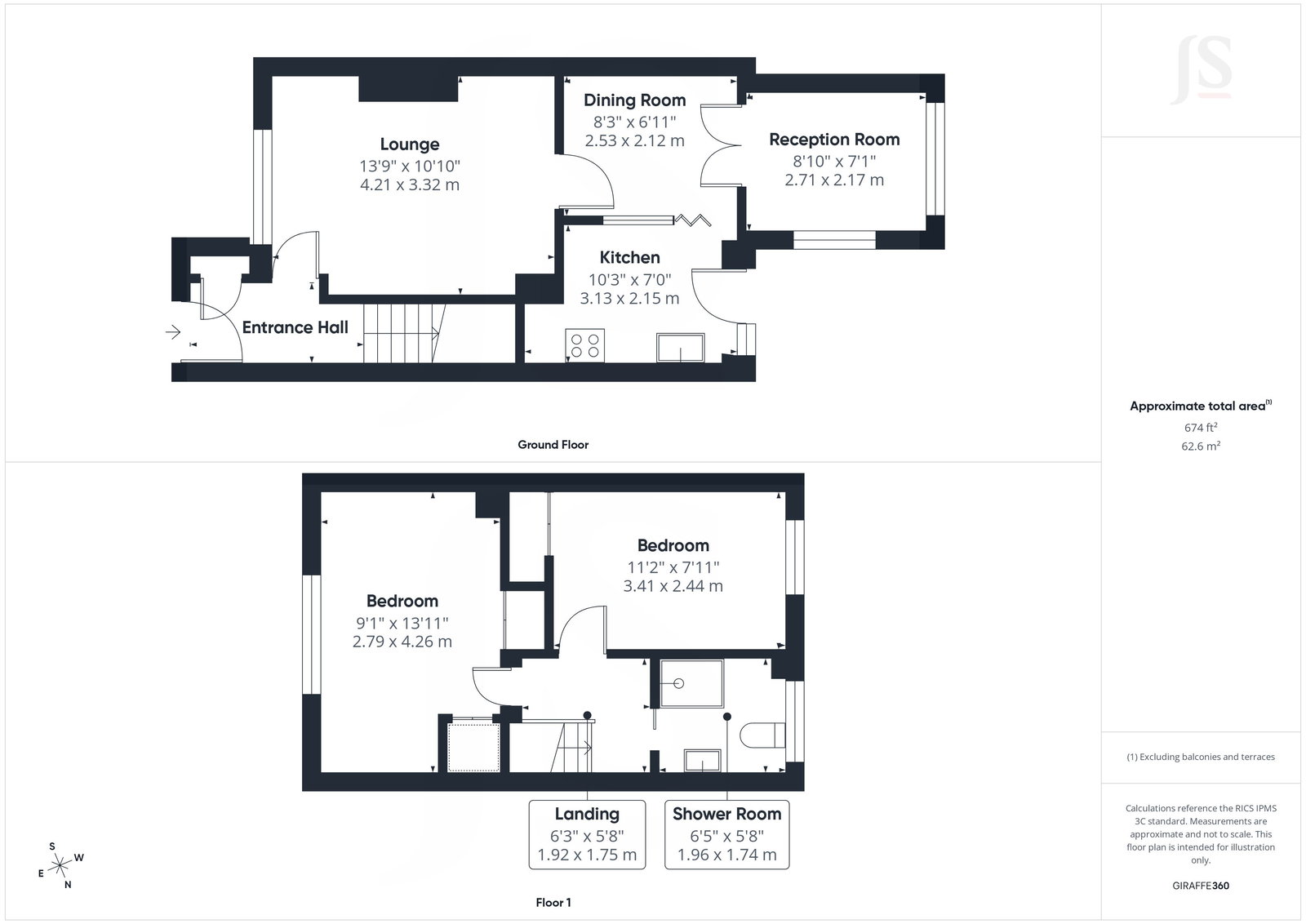 29, Southview Close, Southwick floorplan