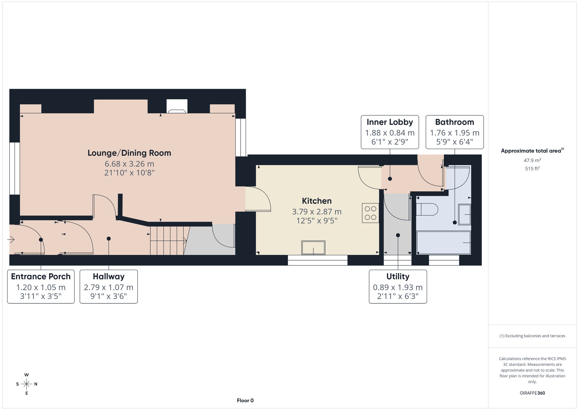 2 Glan-yr-Afon, Ebbw Vale floorplan