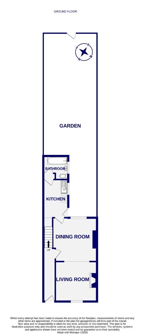 71, Milner Street, York floorplan