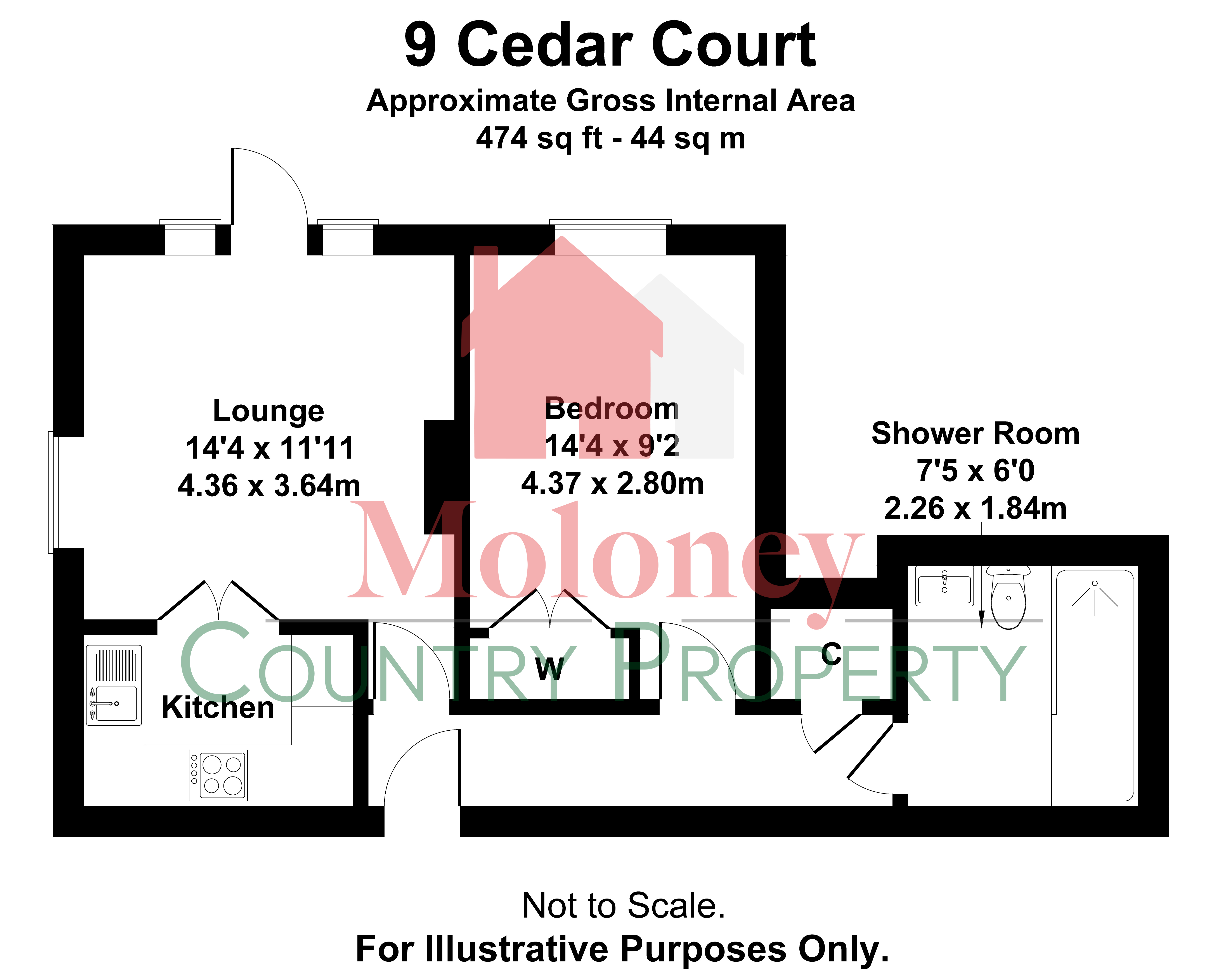9 Cedar Court, Woodbury Lane, Tenterden floorplan