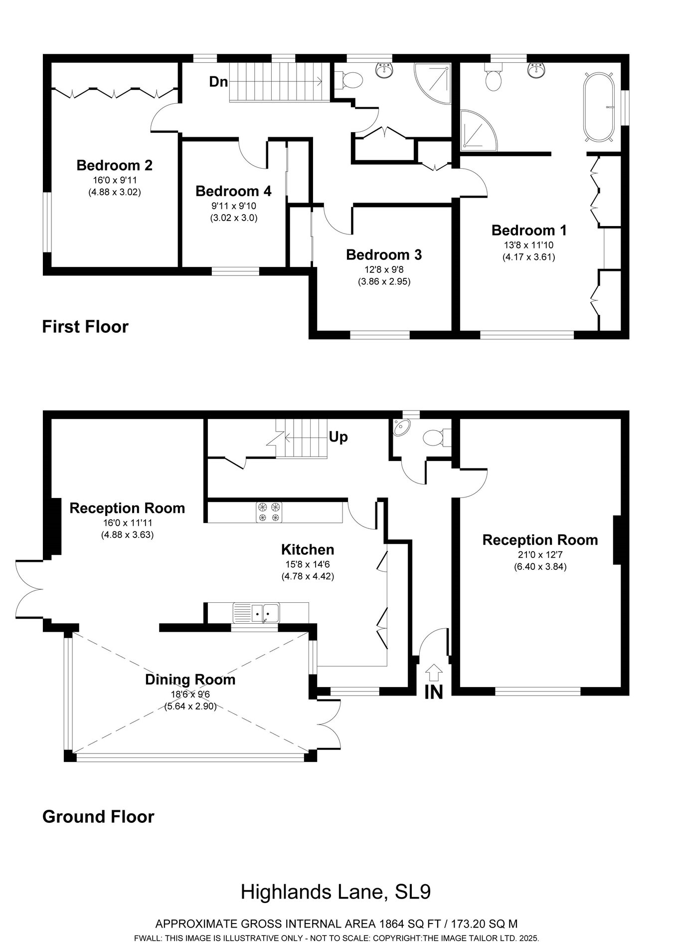 21, Highlands Lane, Gerrards Cross floorplan