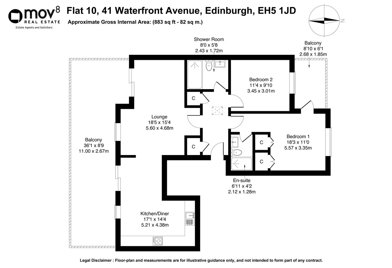 Waterfront Avenue, Edinburgh floorplan