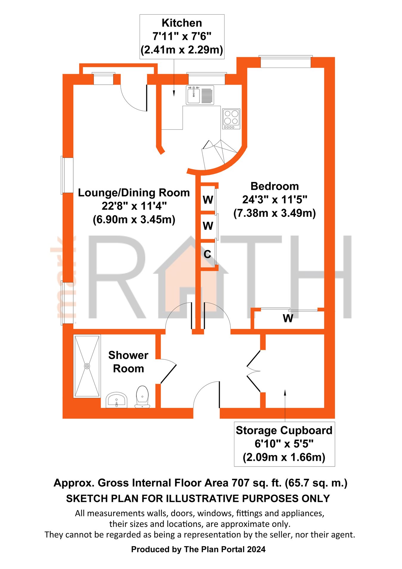 20 Fleur de Lis, Wiltshire Road, Wokingham floorplan