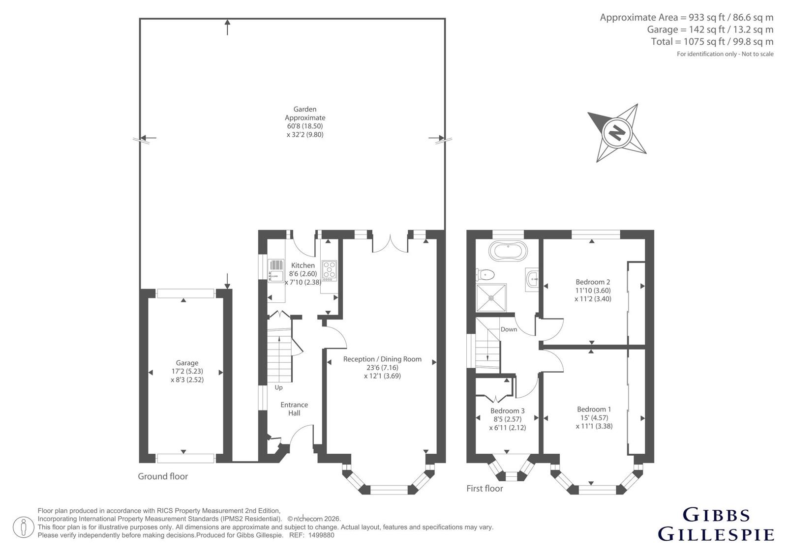 72, Old Ruislip Road, Northolt floorplan