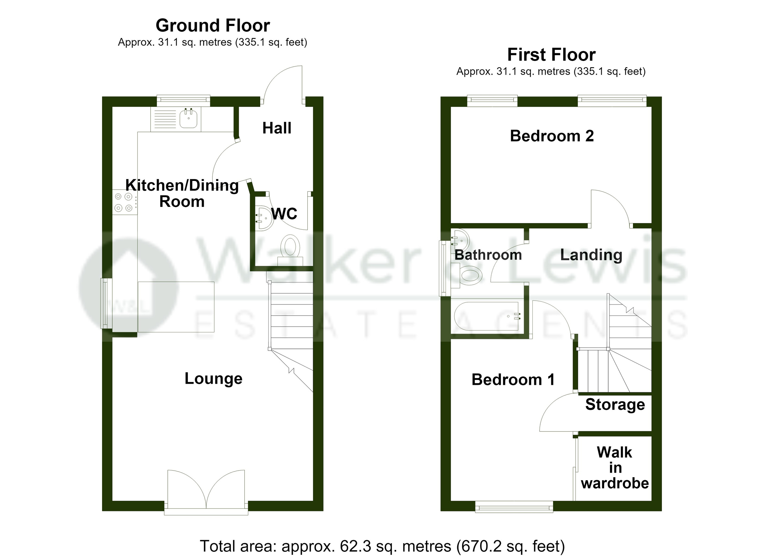 38 The Coppice, Merthyr Tydfil floorplan