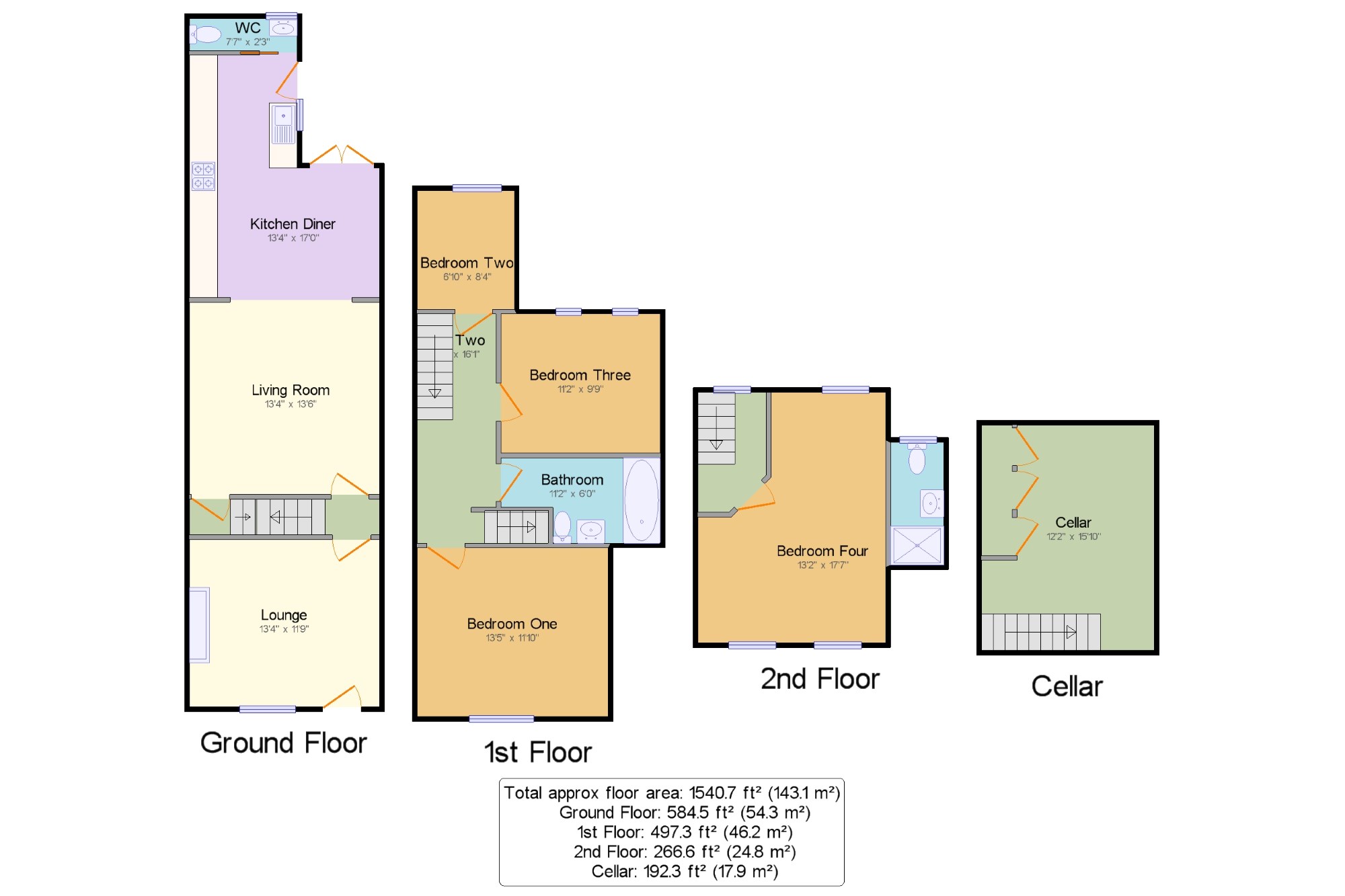 4 Bedrooms Terraced house for sale in High Street, Northchurch, Berkhamsted, Hertfordshire HP4