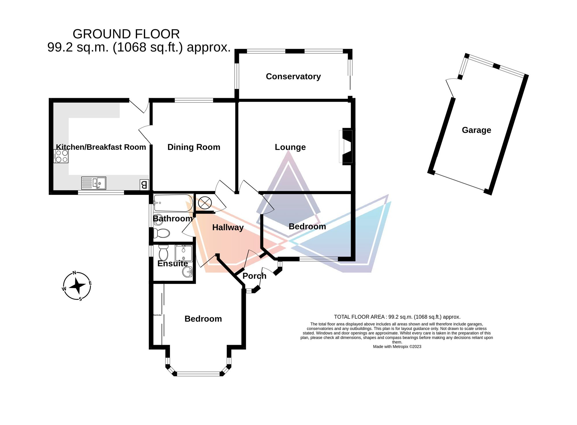 Wellesley Close, Broadstairs CT10, 2 bedroom detached bungalow for sale