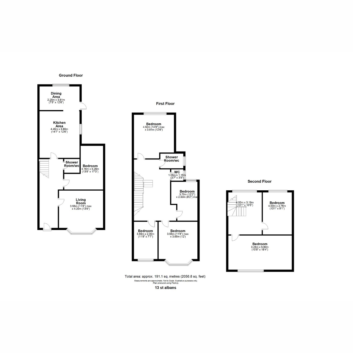 13, St Albans Road, Swansea floorplan