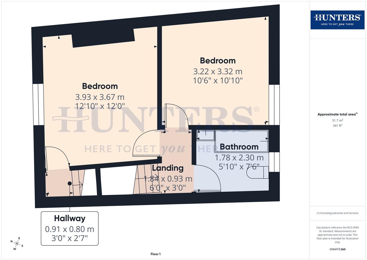 12, St. Johns Terrace, Stanley floorplan