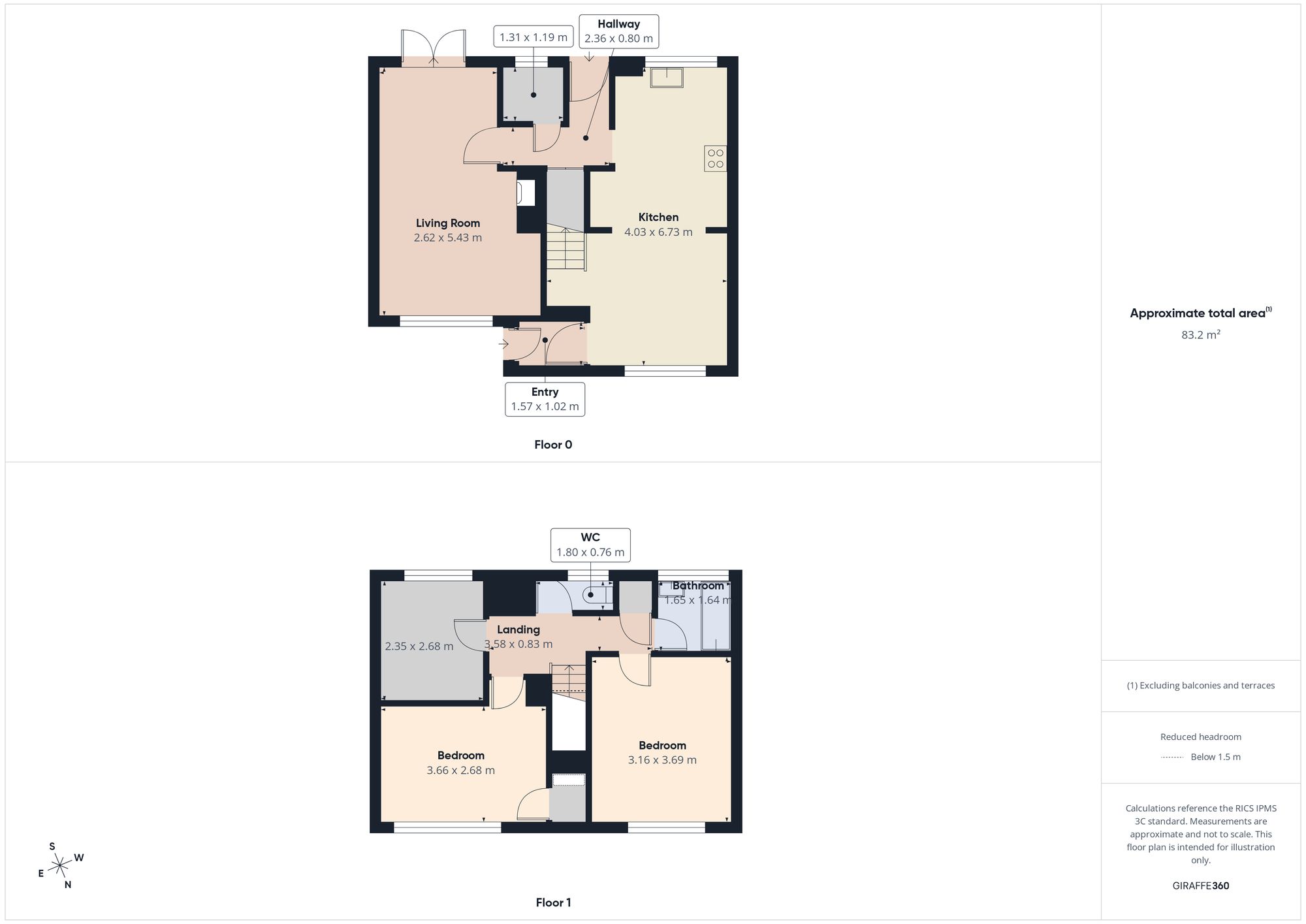73 Millbrook, Gateshead floorplan