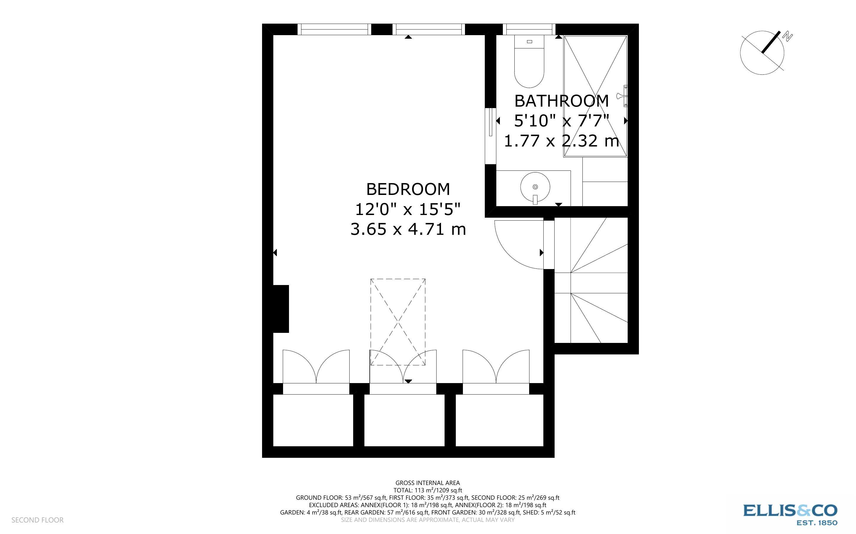 108, Girton Road, Northolt floorplan
