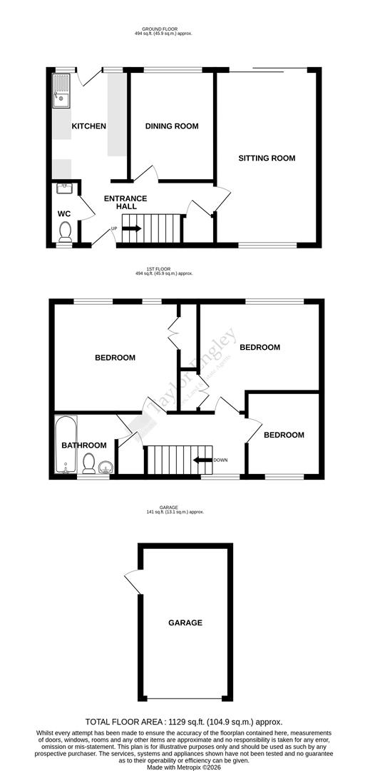 Gardner Close, Eastbourne floorplan