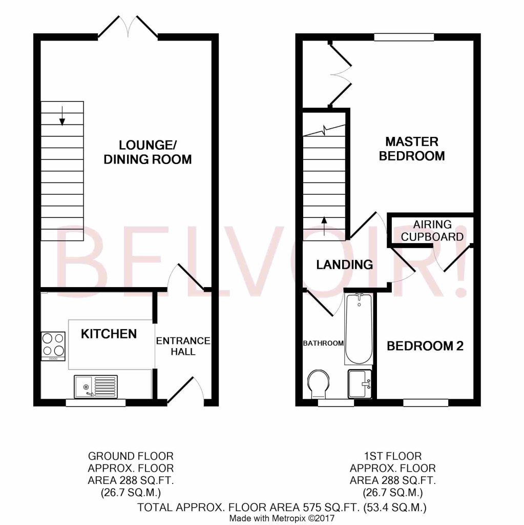 2 Bedrooms Terraced house to rent in Gander Drive, Basingstoke RG24
