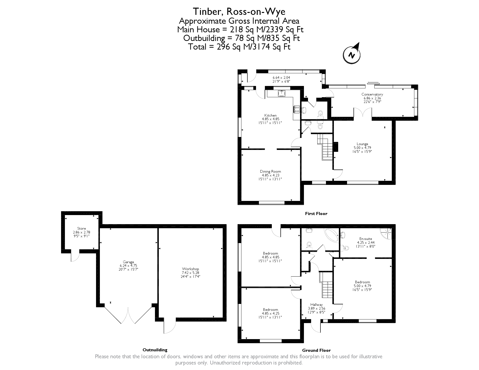 3 Bedrooms Detached house for sale in Whitchurch, Ross-On-Wye HR9