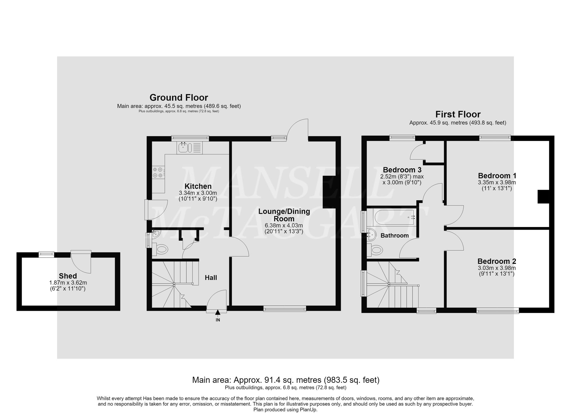 5 Gwynne Gardens, East Grinstead floorplan
