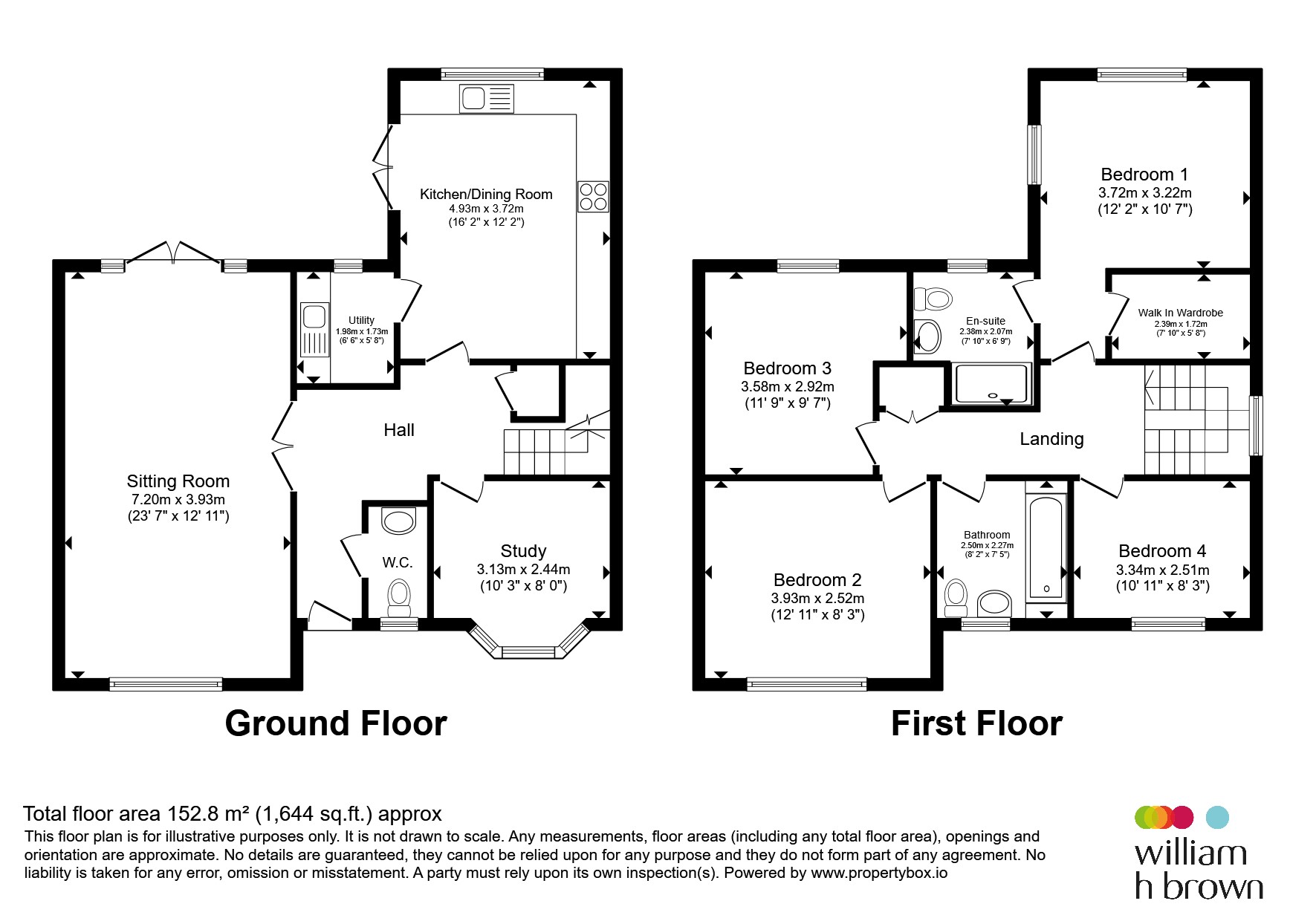 9, Buttercup Close, Wellingborough floorplan