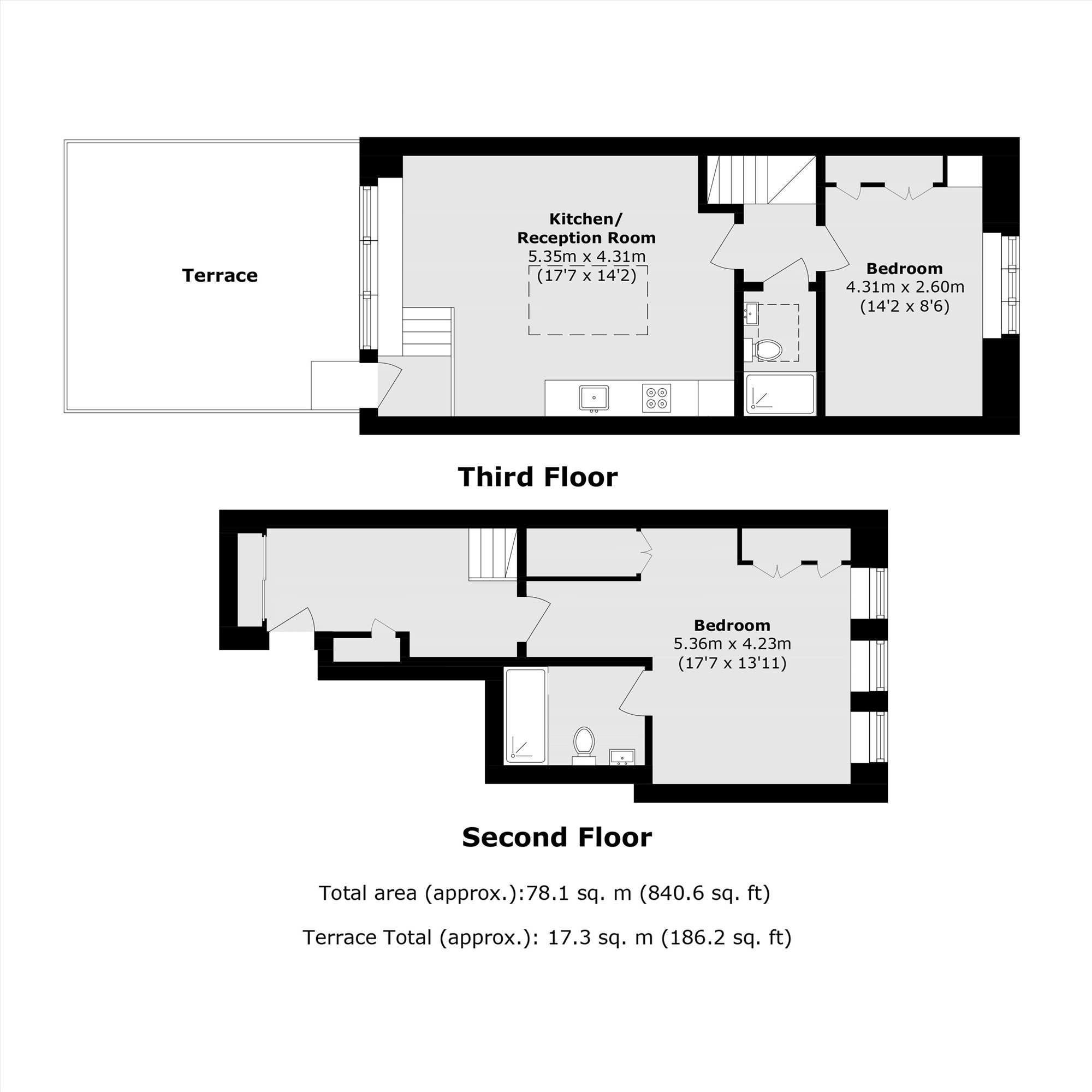 Beak Street, London floorplan