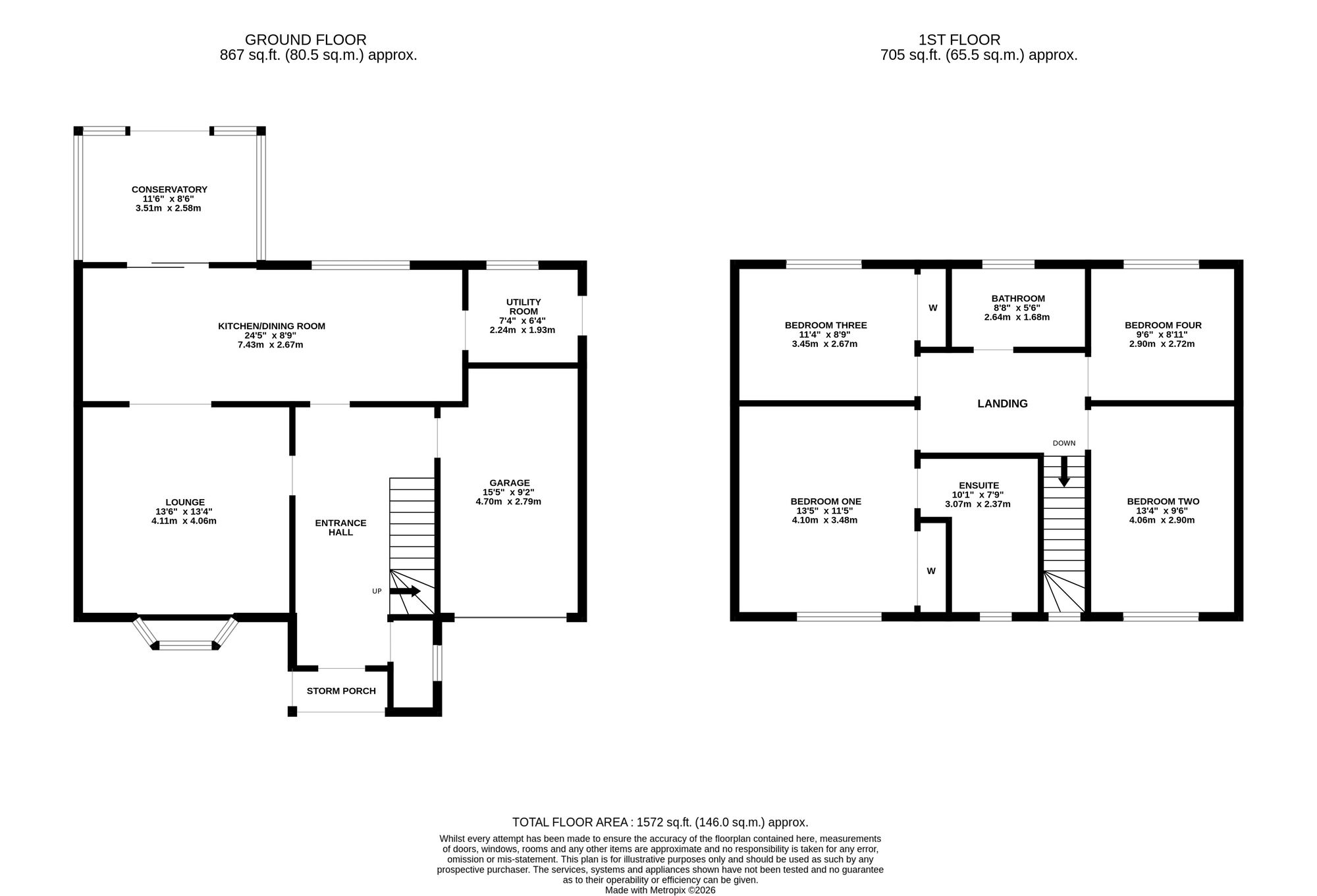4 Hayley Close, Southampton floorplan