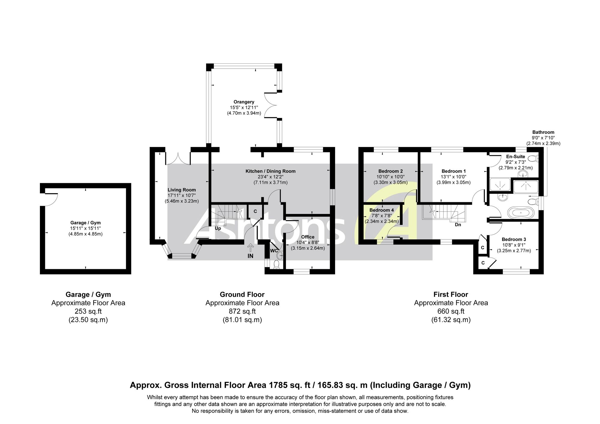 1 Stowe Close, Liverpool floorplan