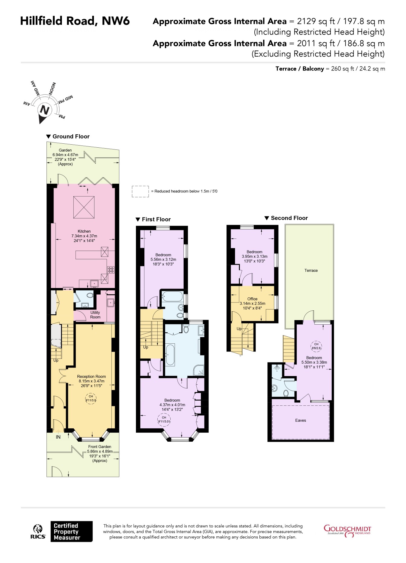 Hillfield Road, West Hampstead, NW6 floorplan