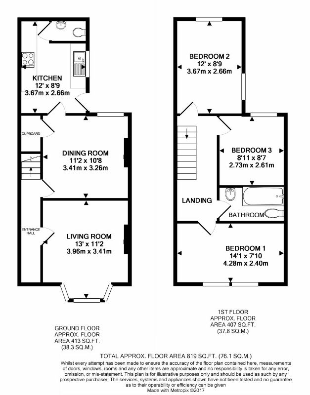 41 Field Terrace Road, Room 2, Newmarket floorplan