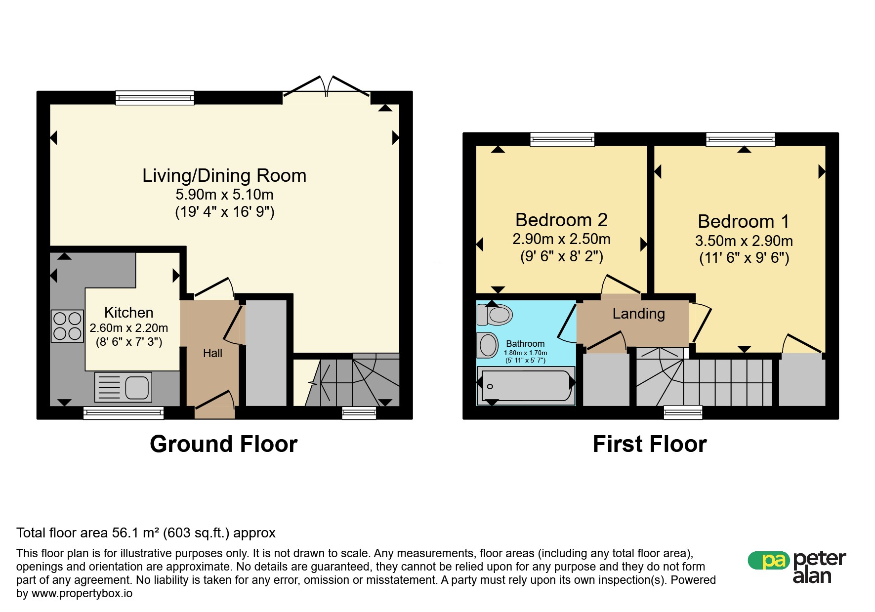 17, Aspen Way, Pontypridd floorplan