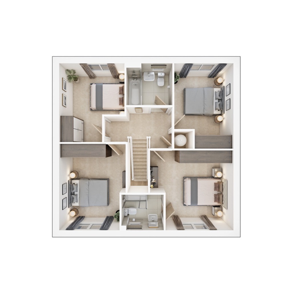 The Manford - Plot 57, Samphire Meadow, Blackthorn Avenue, Frinton-On-Sea floorplan