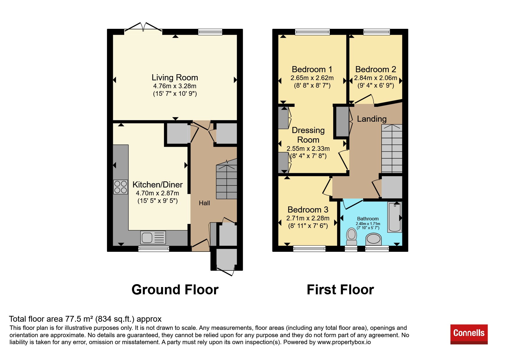 60, Constable Court, Andover floorplan