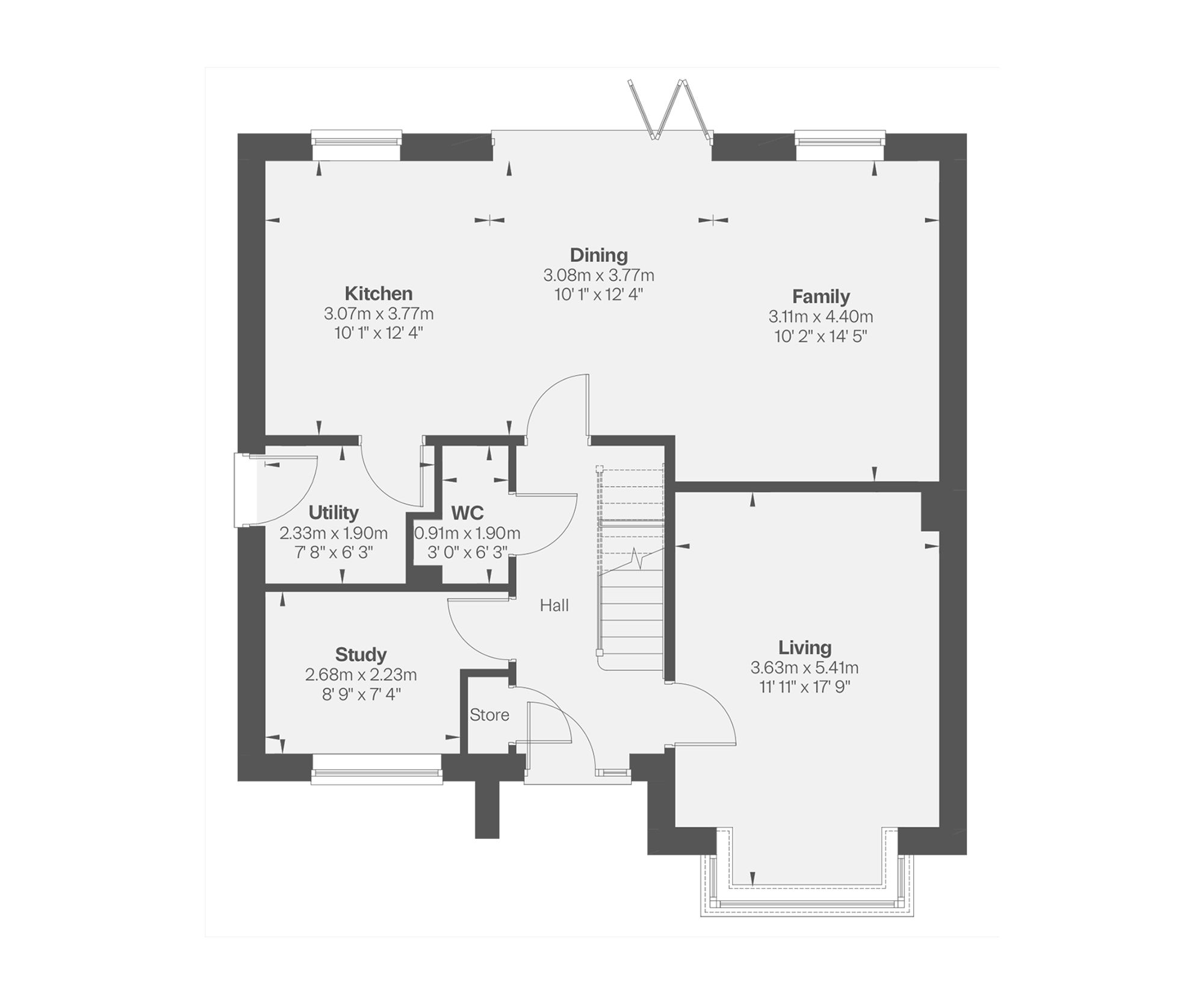 Plot 12, The Kipling, Mapperley Meadows, Nottingham floorplan