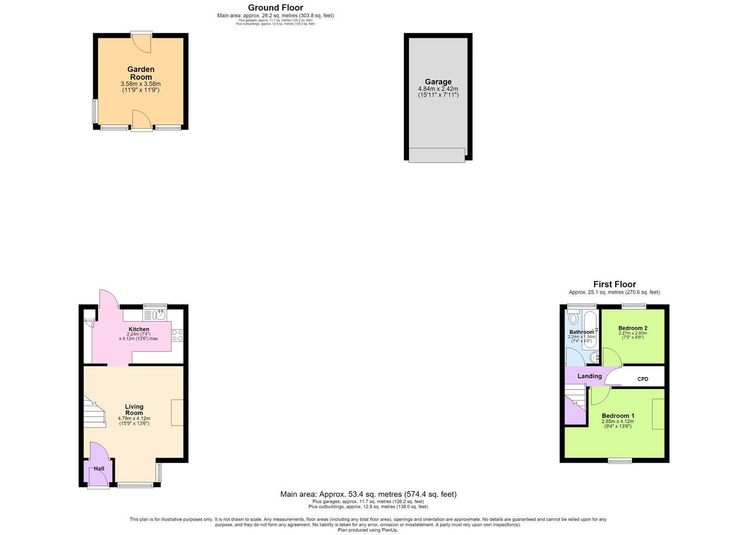 13, Greaves Cottages, Stockton floorplan
