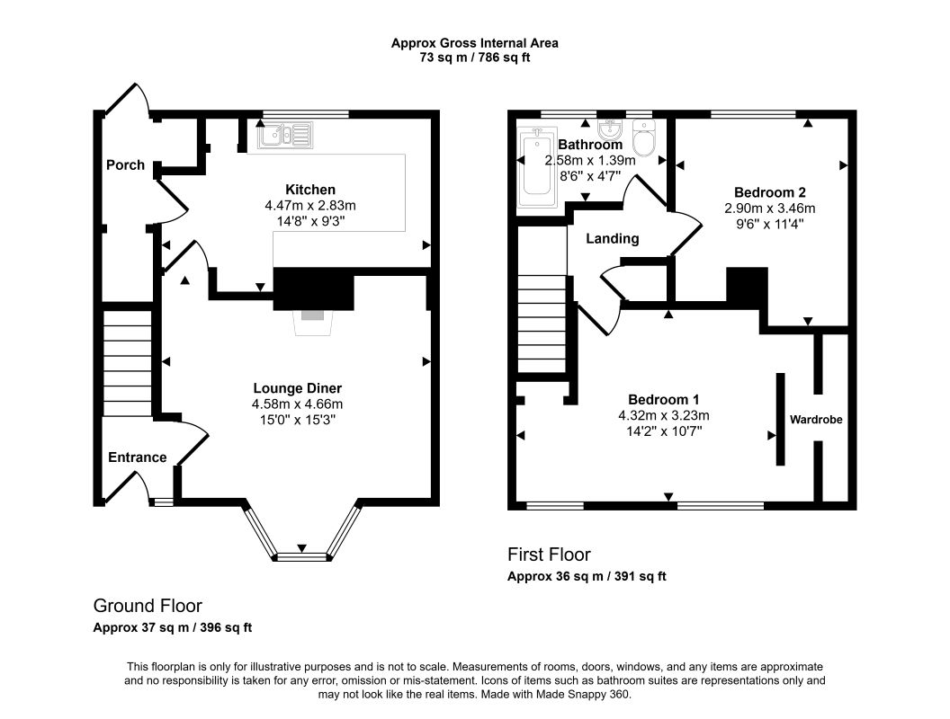 59, Leesons Way, Orpington floorplan