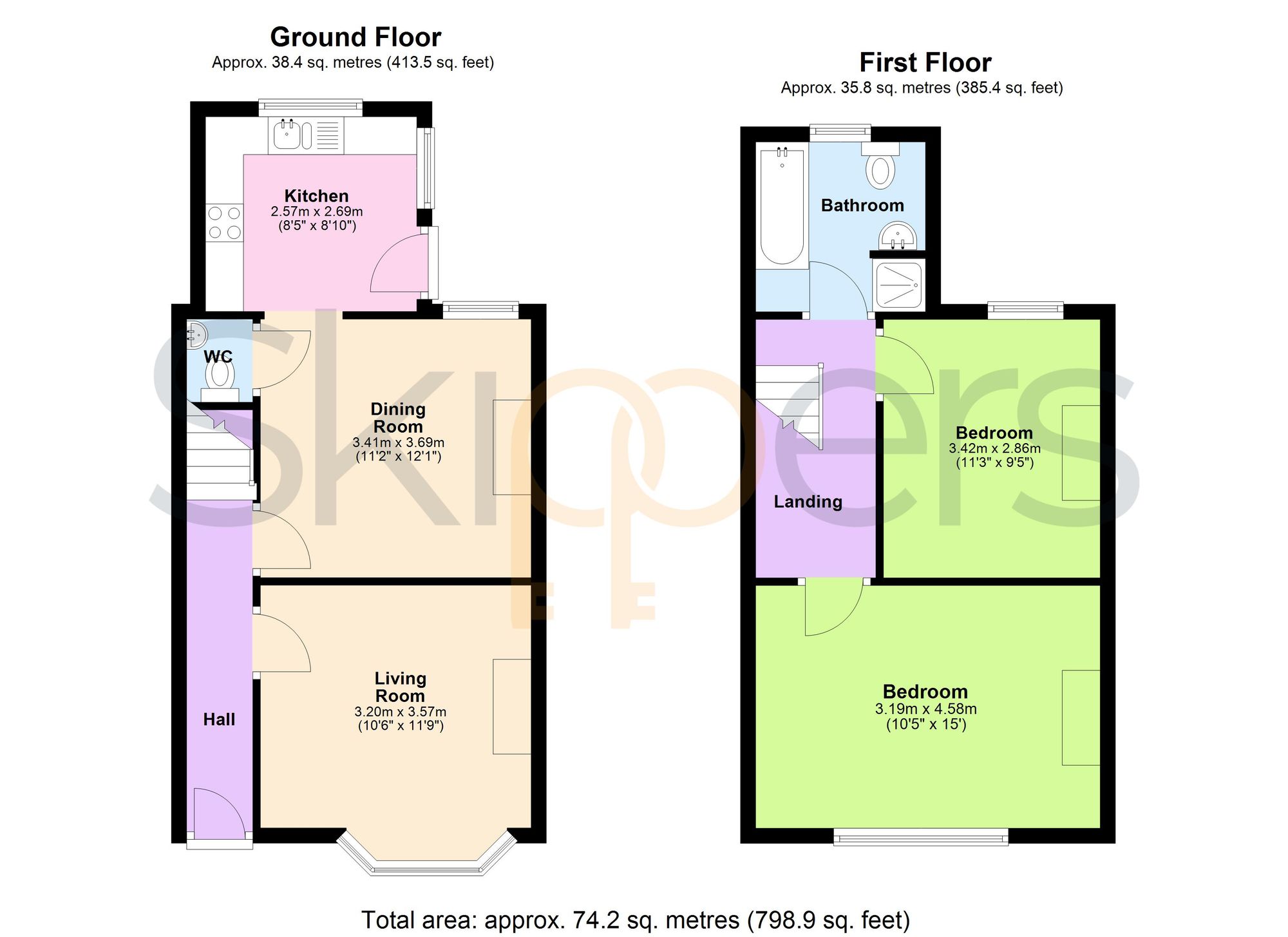 88a Romney Road, Ashford floorplan
