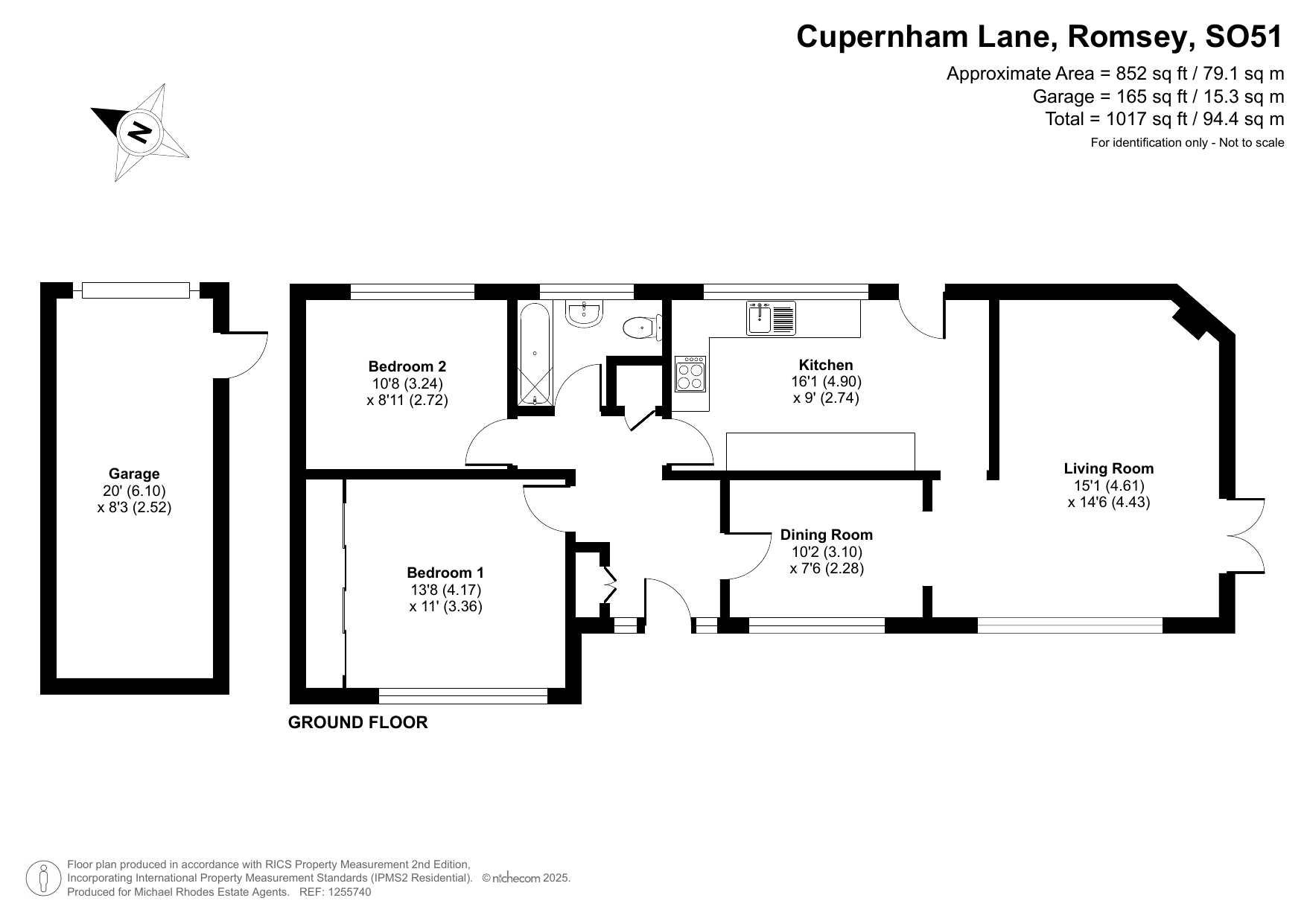Cupernham Lane, Romsey, Hampshire floorplan