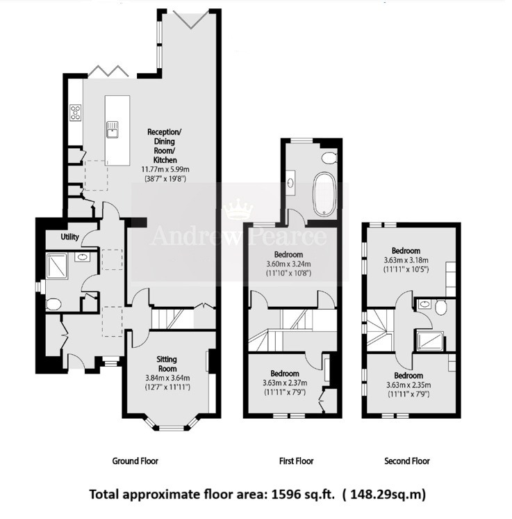 62 Roxborough Road, Harrow, Greater London floorplan