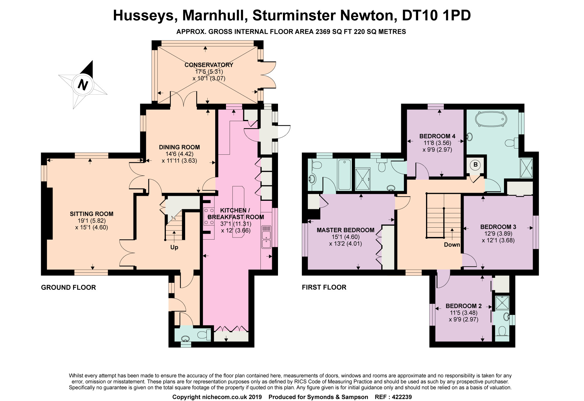 4 Bedrooms Detached house for sale in Husseys, Marnhull, Sturminster Newton, Dorset DT10