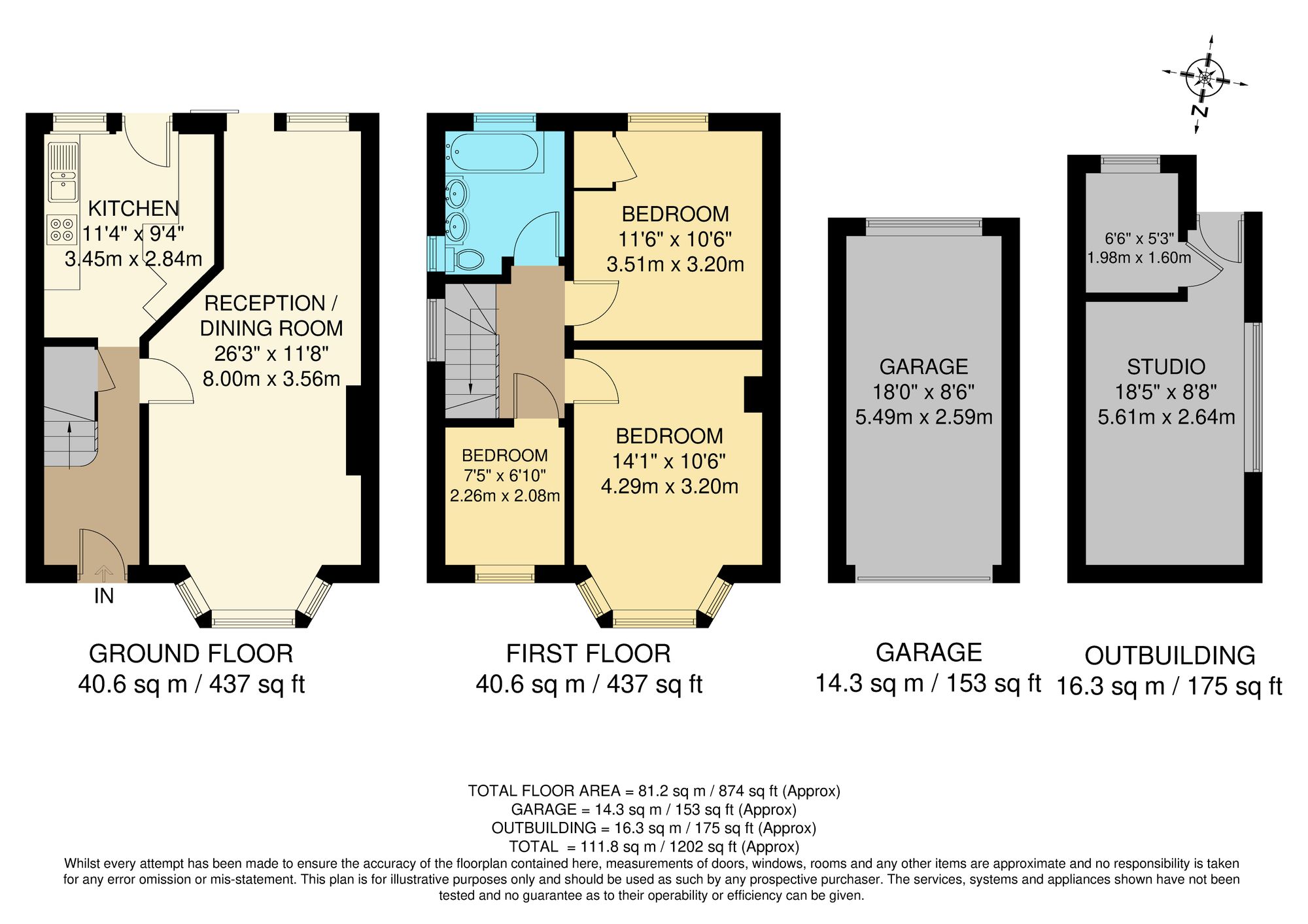 33 Hyde Road, South Croydon floorplan