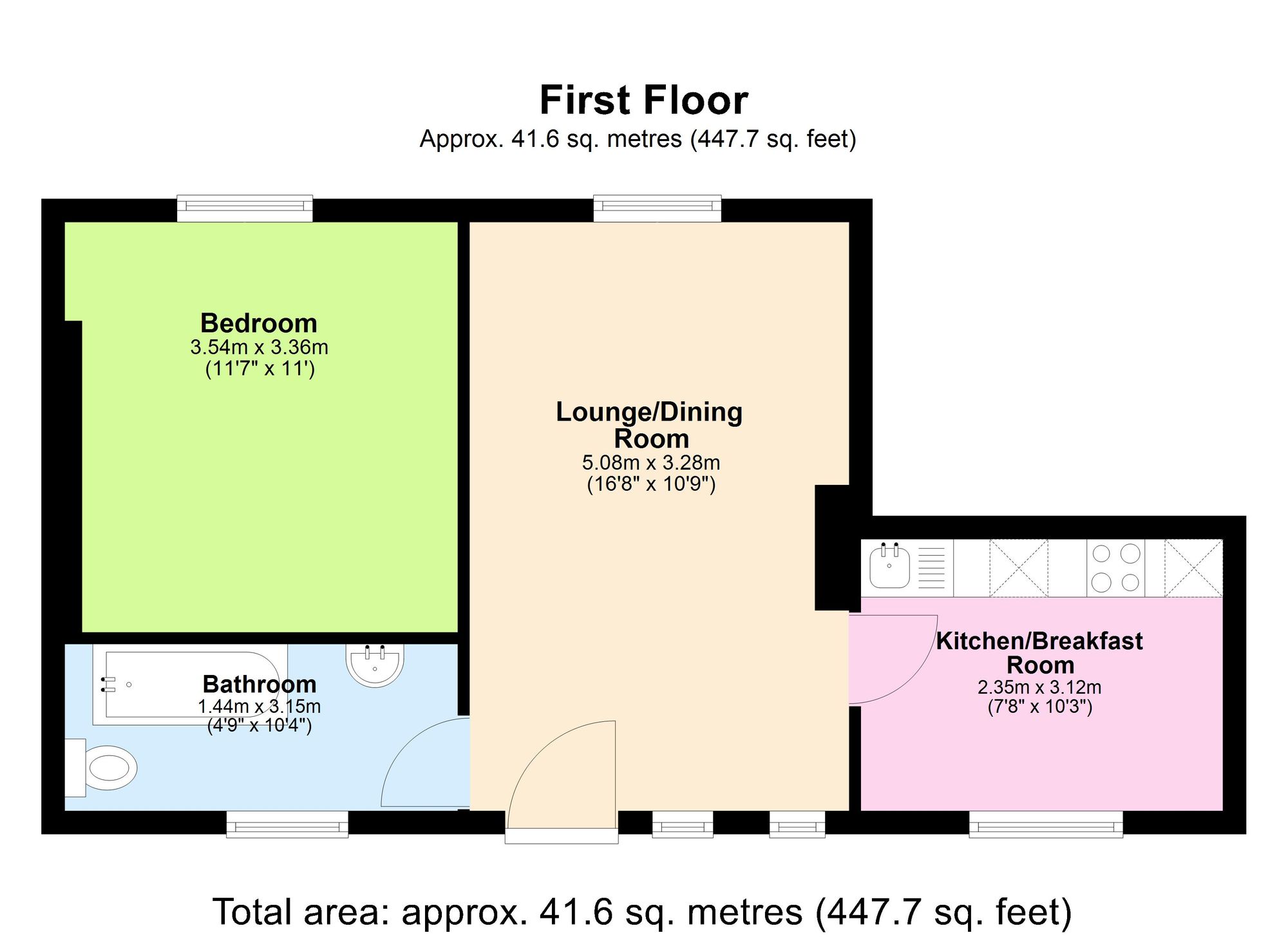 18 Trinity Mews Trinity Hill, Torquay floorplan