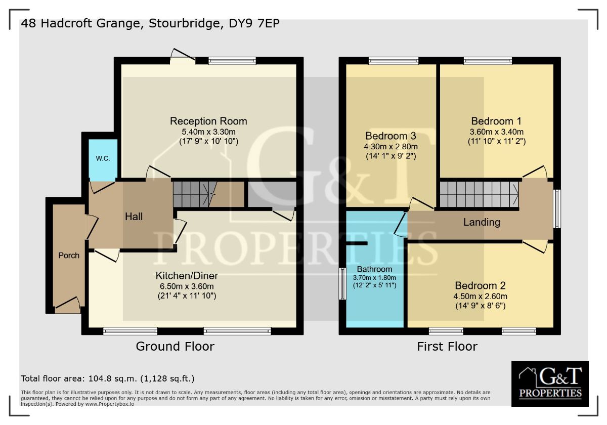 48 Hadcroft Grange, Stourbridge floorplan