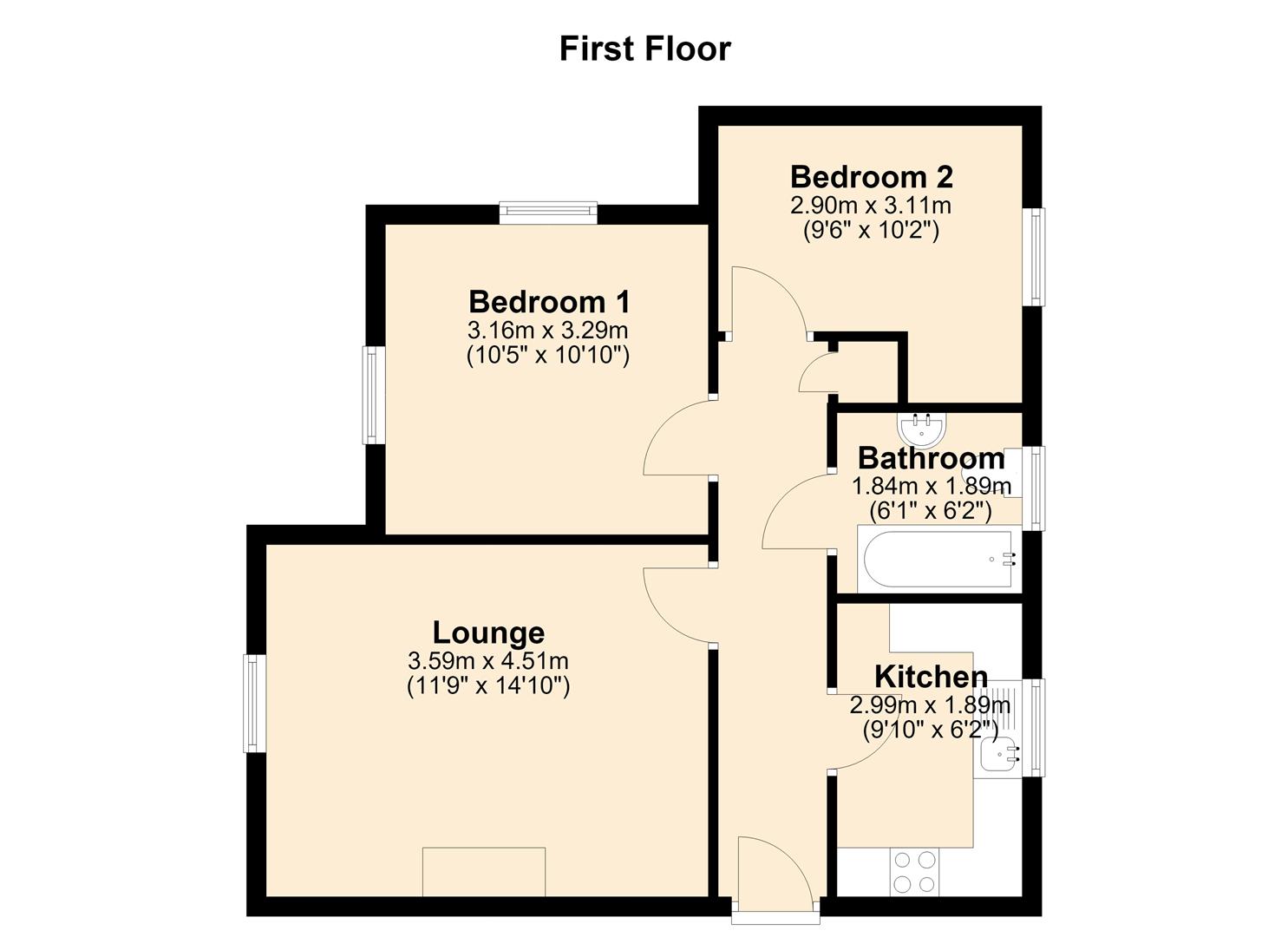 12, Cheldoc Rise, Chatham floorplan