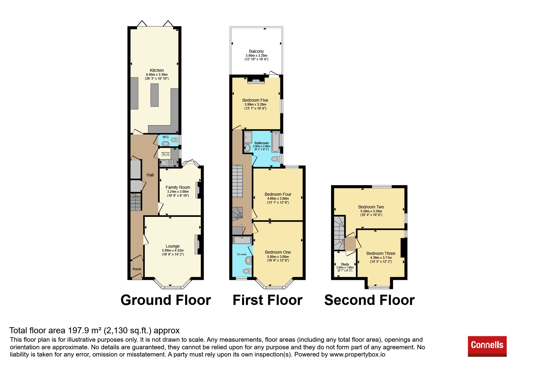15, The Crescent, Walsall floorplan